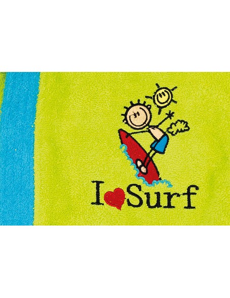 Albornoz Infantil T-14-16 100% Alg Pistacho