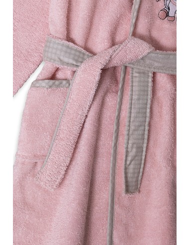 Albornoz Infantil  T- 10-12 Rosa