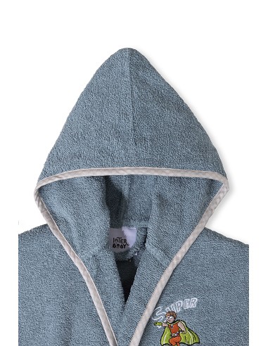 Albornoz Infantil  T- 10-12 Petroleo