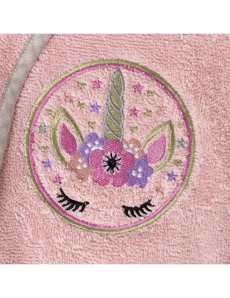 Albornoz Infantil  T- 14 Rosa