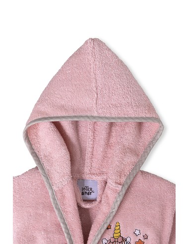 Albornoz Infantil  T- 14 Rosa