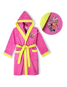 Albornoz Infantil  T- 14 Fucsia