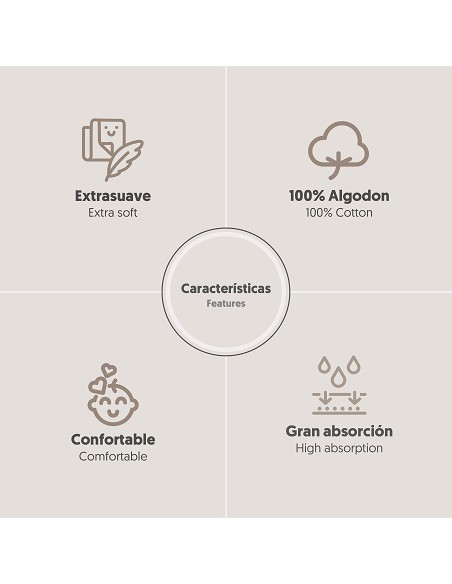 Albornoz Infantil  T- 14 Fucsia