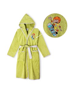 Albornoz Infantil  T- 14 Pistacho