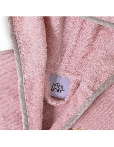 Albornoz Infantil  T- 2-4 Rosa