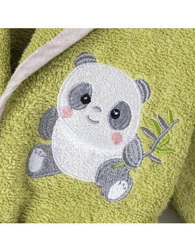 Albornoz Infantil  T- 2-4 Pistacho