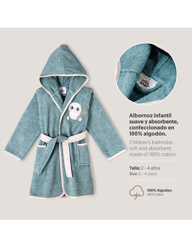 Albornoz Infantil  T- 2-4 Petroleo