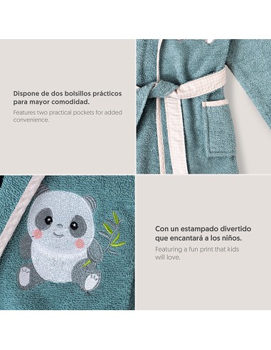 Albornoz Infantil  T- 2-4 Petroleo