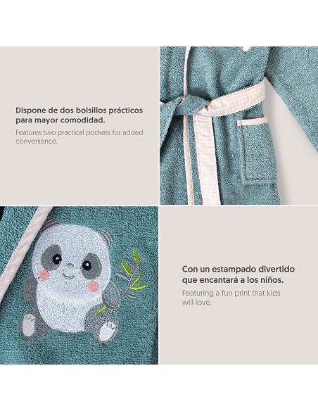 Albornoz Infantil  T- 2-4 Petroleo