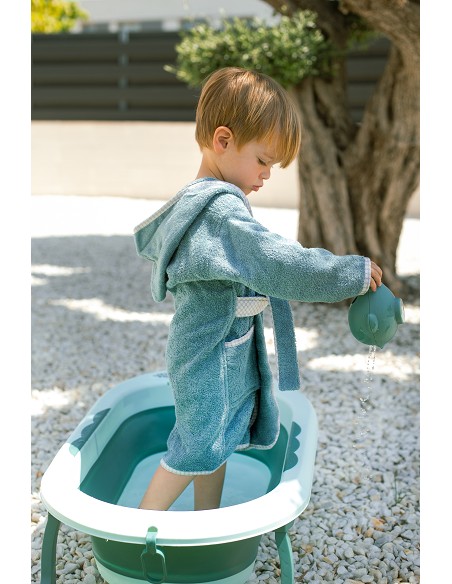 Albornoz Infantil  T- 2-4 Petroleo