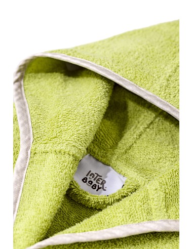 Albornoz Infantil  T- 6-8 Pistacho