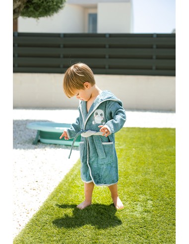 Albornoz Infantil  T- 6-8 Petroleo