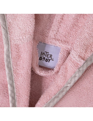 Albornoz Infantil En Caja T-10-12 Rosa