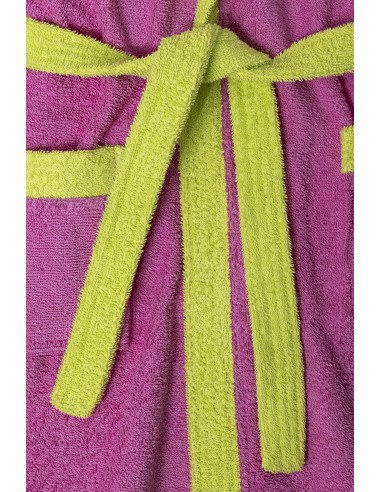 Albornoz Infantil En Caja T-10-12 Fucsia