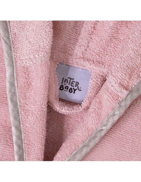 Albornoz Infantil En Caja  T- 14 Rosa
