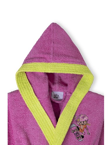 Albornoz Infantil En Caja  T- 14 Fucsia