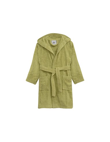 Albornoz Liso con Estuche T10-12 Pistacho