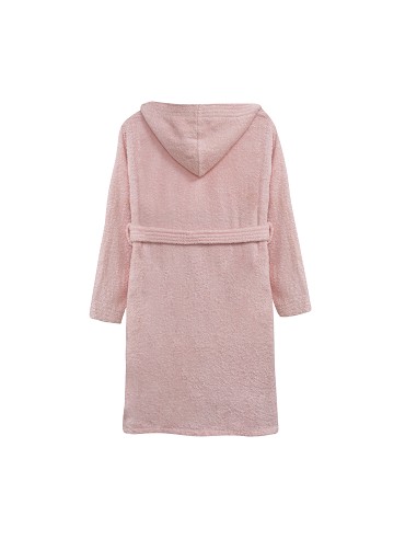 Albornoz Liso con Estuche T14 Rosa