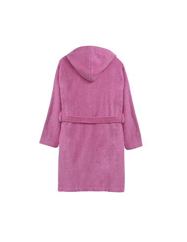 Albornoz Liso con Estuche T14 Fucsia