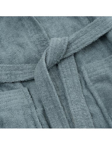 Albornoz Liso con Estuche T-2-4 Azul