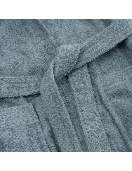 Albornoz Liso con Estuche T-2-4 Azul