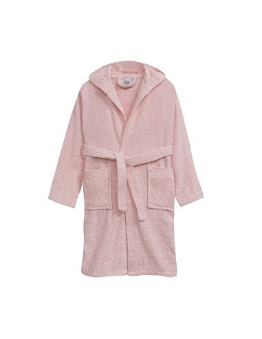 Albornoz Liso con Estuche T-2-4 Rosa