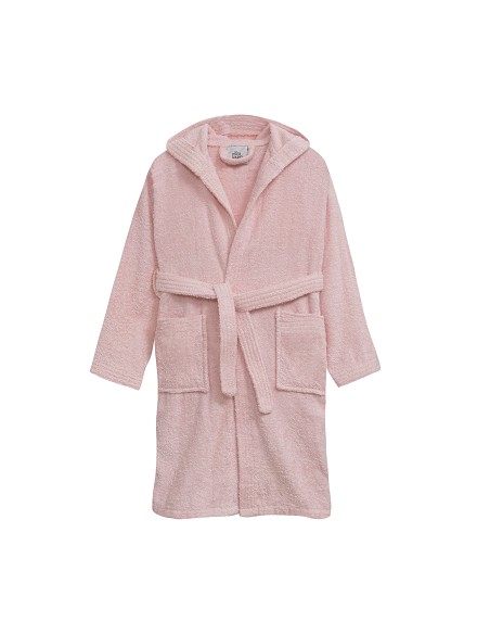 Albornoz Liso con Estuche T-2-4 Rosa