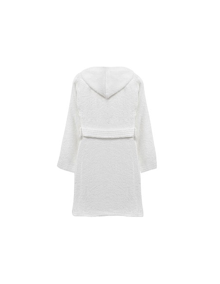 Albornoz Liso con Estuche T-2-4 Blanco