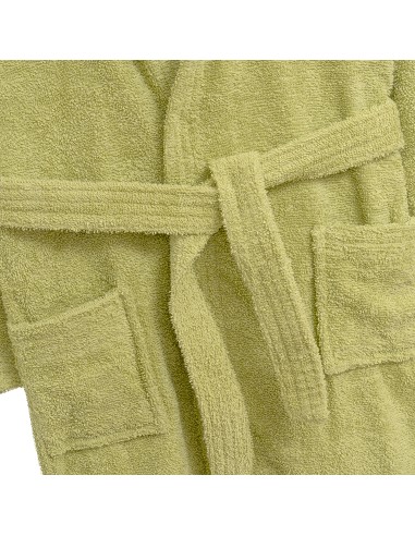 Albornoz Liso con Estuche T-2-4 Pistacho