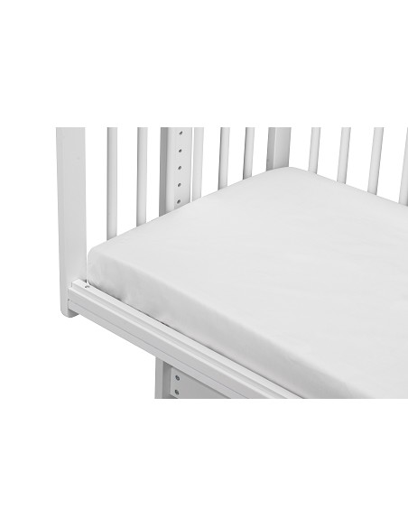 Bajera Minicuna 100% Algodon Blanco
