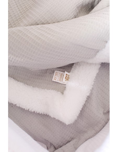 Manta Nido Abeja+Borreguillo Menta