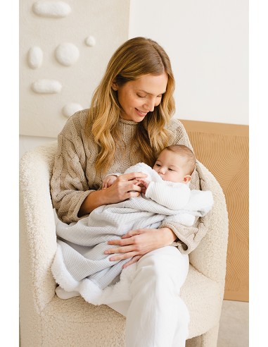 Manta Nido Abeja+Borreguillo Petroleo