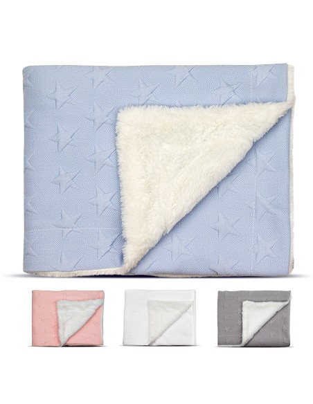 Manta Mod Universo 80X 1. 10 Azul