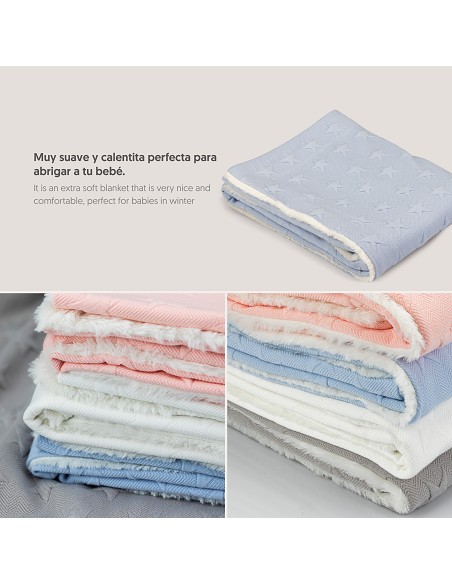 Manta Mod Universo 80X 1. 10 Azul