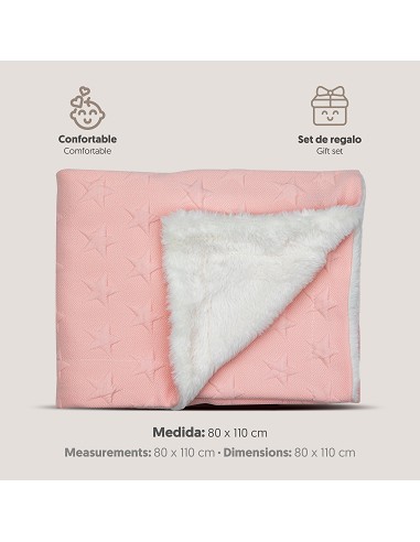 Manta Mod Universo 80X 1. 10 Rosa