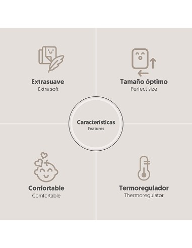 Manta Mod Universo 80X 1. 10 Rosa