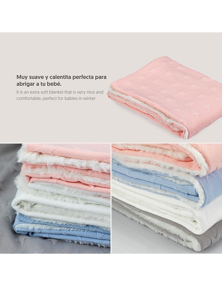 Manta Mod Universo 80X 1. 10 Rosa