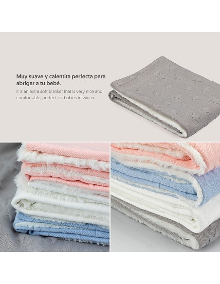 Manta Mod Universo 80X 1. 10 Gris