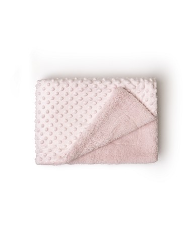 Manta Burbuja+Borreguillo Rosa