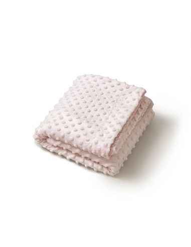 Manta Burbuja+Borreguillo Rosa