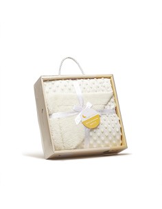 Manta Burbuja+Borreguillo Beig