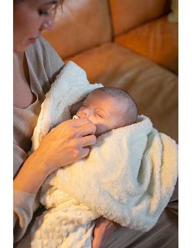 Manta Burbuja+Borreguillo Beig