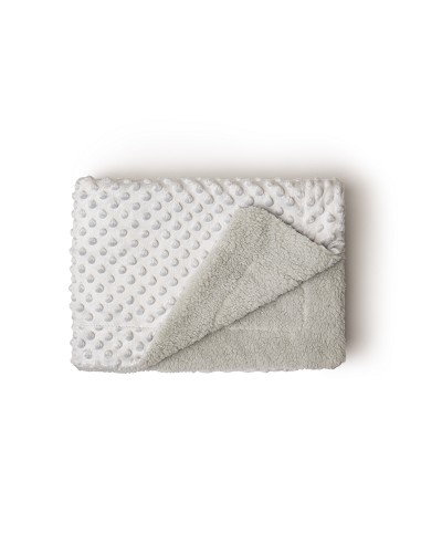 Manta Burbuja+Borreguillo Gris