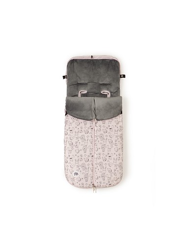 Universal footmuff watertight 46x105 cms  coral...