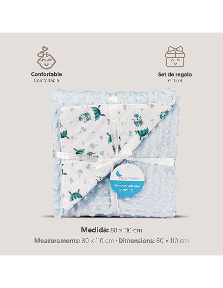 Manta Burbuja Mod Paracaidista Azul