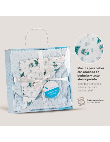 Manta Burbuja Mod Paracaidista Azul