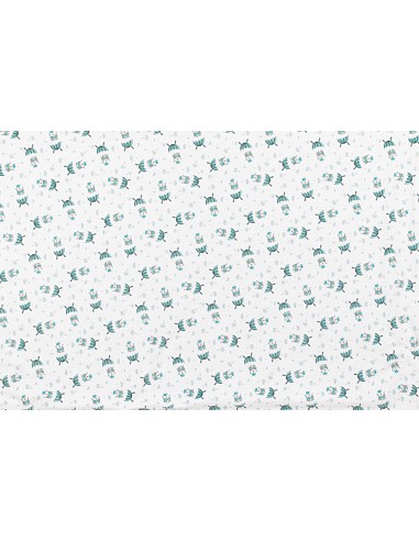 Manta  con Borreguillo  Mod Paracaidista Azul