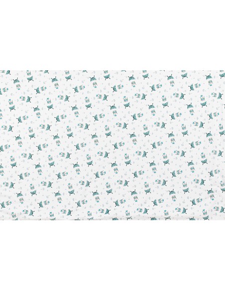 Manta  con Borreguillo  Mod Paracaidista Azul