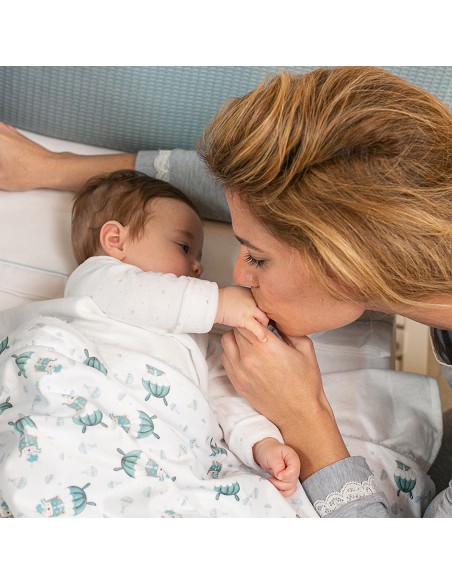 Manta  con Borreguillo  Mod Paracaidista Rosa