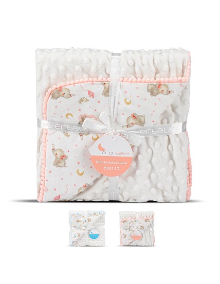 Manta Burbuja   Mod Elefante Rosa